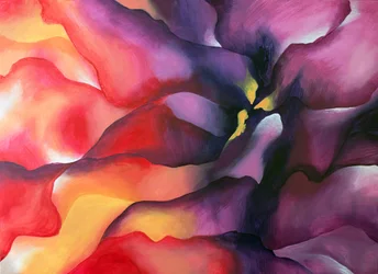 Levendige abstracte bloem