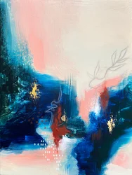 Levendige abstracte stroming