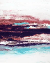 Levendig abstract landschap