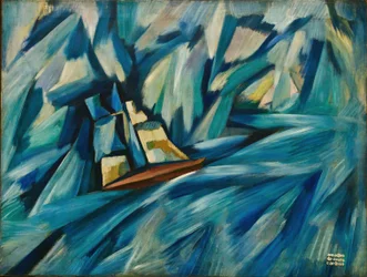 Zeilboot, ca. 1914