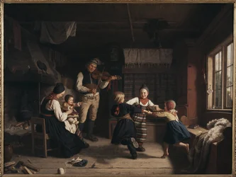 Zondagavond in een boerderij in Dalarna