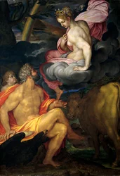 Jupiter, Juno en Io, door Ambrogio Figino