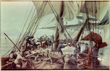 Ontdekking van Louisiana door Louis Antoine, graaf van Bougainville