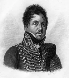 François Fournier Sarloveze (Sarlovese) 1774-1827 - in “Portretten van de Franse generaals na de overwinningen en veroveringen van de Fransen”. Gegraveerd door Ambroise Tardieu in 1818. Stella Collectie.