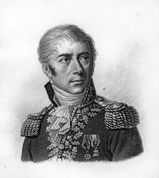 Portret van generaal Honore Vial (1776-1813) - in “Portretten van de Franse generaals na de overwinningen en veroveringen van de Fransen”. Gegraveerd door Ambroise Tardieu in 1818. Stella Collectie.