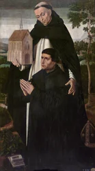 Sint Thomas van Aquino en een schenker