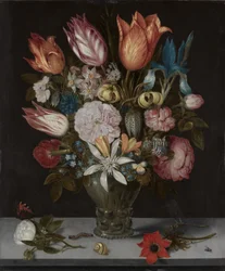Bloemen in een Glas