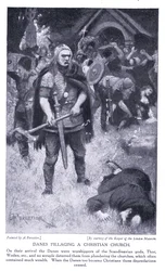 Deense plundering van een christelijke kerk, jaren 1920
