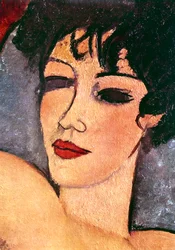 Detail van een slapende naakt, ca. 1917