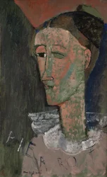 Zelfportret als Pierrot