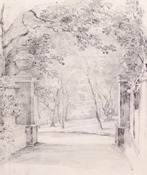 Uitzicht vanaf de Ingang naar Bromley, ca. 1810