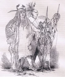 Groep grensindianen