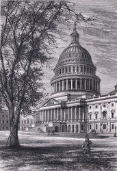 Uitzicht op het Capitool, Washington