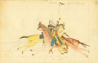 Kraai spuwt bloed, huilende wolf, Zuidelijke Cheyenne