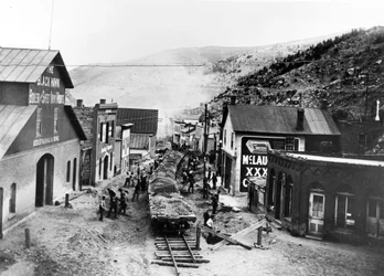 Black Hawk, overstroming, c.1895