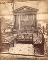 Kuffel & Essers Tentoonstelling, Hoofdgebouw, Centennial International Exhibition, Philadelphia, 1876