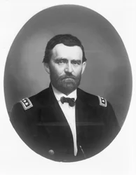 Generaal-majoor Ulysses S. Grant, ca. 1866 (chromolithografie)
