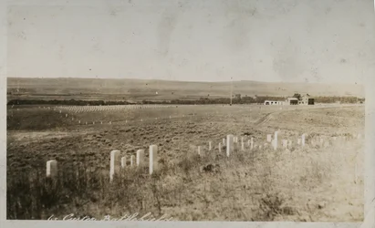 Scène bij Custer Slagveld