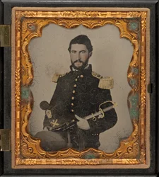 Tweede luitenant Henry W. Hayden,1863 (foto)
