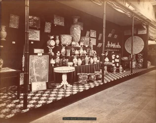 Tentoonstelling van Shippokuwaisha, Japanse afdeling, Centennial International Exhibition van 1876, Philadelphia