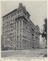 The San Remo Apartment Hotel, Seventy-Fifth Street en Central Park West