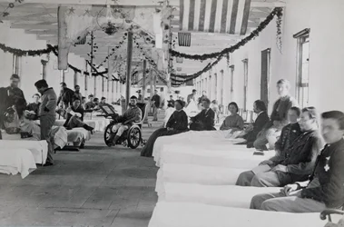 Afdeling in Armory Square Hospital, Washington DC, c.1865