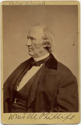 Wendell Phillips (1811-84), Amerikaanse abolitionist en pleitbezorger voor inheemse Amerikanen