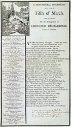 Een monumentale inscriptie op de vijfde maart, 1772