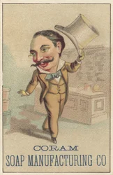 Advertentie voor Coram Soap Manufacturing Co, c.1880