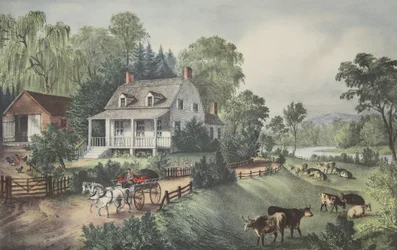 Amerikaans landhuis - zomer