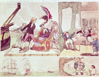 Een Oude Filosoof die zijn Gekke Zoon Economische Projecten Leert, c.1807