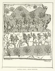 Slagveld; uit Nineveh