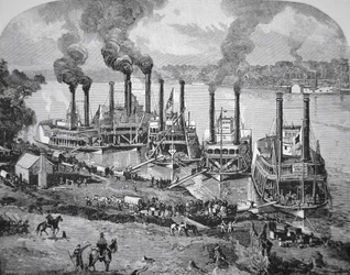 Slag bij Shiloh, ook bekend als Pittsburg Landing, april 1862