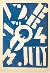 Omslag voor het kunsttijdschrift "Broom", ca. 1921-1924