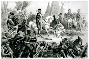 De Soto ontdekt de Mississippi, 21 mei 1541, uit 