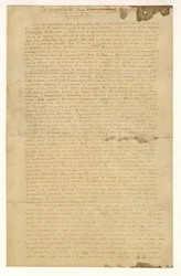 Eerste pagina van de Moorden in de Rue Morgue door Edgar Allan Poe, 1841