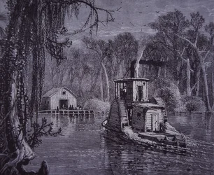 Florida Everglades scène