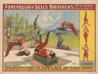 Forepaugh & Sells Brothers grote shows samengevoegd, 1899