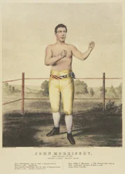 John Morrissey, van een eigentijdse prent