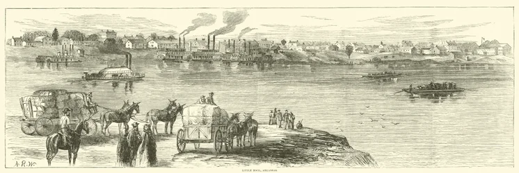 Little Rock, Arkansas, augustus 1863