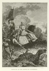 Lodewijk XII bij de Slag van Agnadello