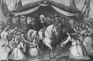 Generaal-majoor George B. McClellan, pub. 1861 (gravure)