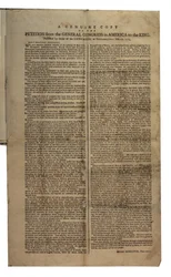 Petitie van het Algemene Congres in Amerika aan de koning, Continentaal Congres, 26 oktober 1774