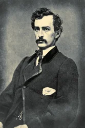 Portret van John Wilkes Booth, ca. 1860