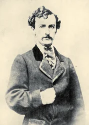 Portret van John Wilkes Booth, ca. 1860