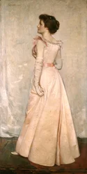 Portret van mevrouw Oliver Dennett Grover