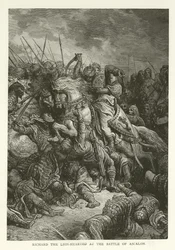 Richard Leeuwenhart bij de Slag om Ascalon, 1192
