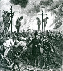 Oproer tijdens de Grote Brand van Chicago in 1871