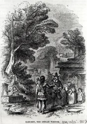 Samoset, de Indiase bezoeker, uit 