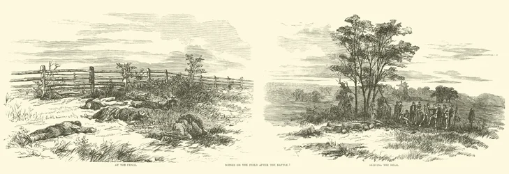 Scènes op het veld na de slag, september 1862
